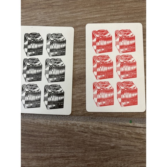 VTG Cinema Actors Playing Cards WVLV 18 Milwaukee‎ Full Set - Picture 6 of 8